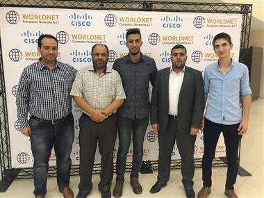 شؤون تكنولوجيا المعلومات في جامعة الأٌقصى تشارك في مؤتمر شركة سيسكو في غزة