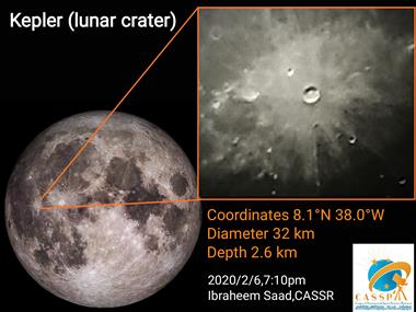 فوهة كبلر Kepler Crater