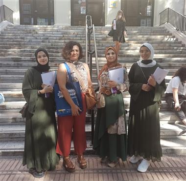 Three of Al-Aqsa University Students Participate in the Erasmus Exchange Program at the University o