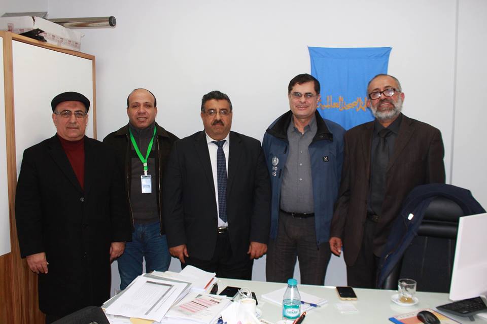 A delegation from Al-Aqsa University Visited the WHO Office in Gaza